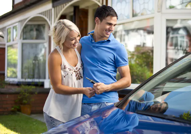 Getting delivery of a car