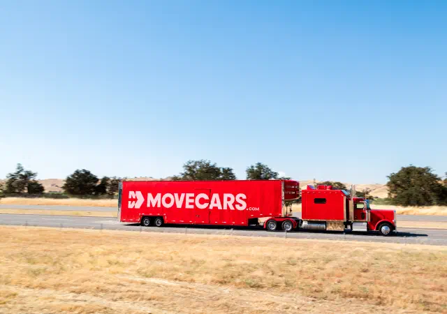 Truck with Move Cars logo