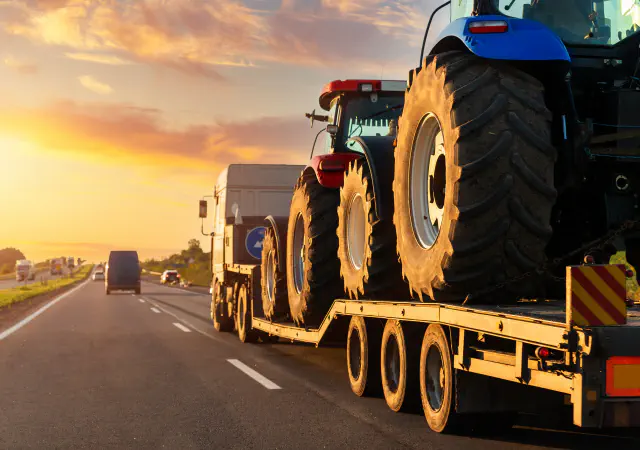 Cars on a car Hauler
