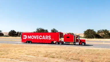 Cars on a car Hauler